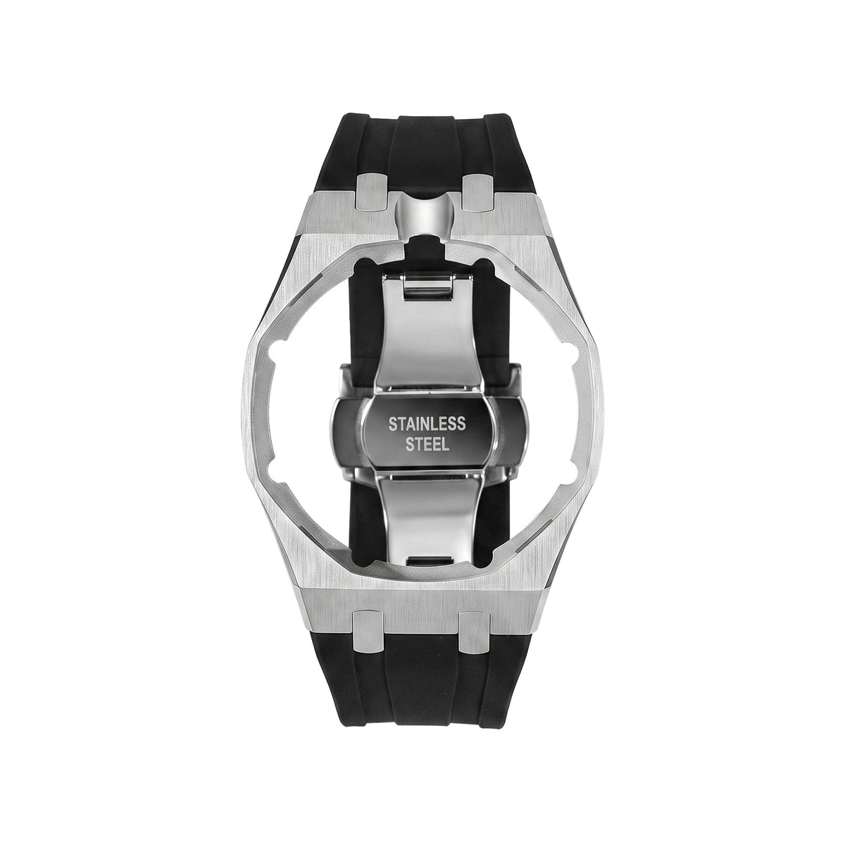 GALE Strap Exclusive Steel Case & Silicone Strap With Cradle