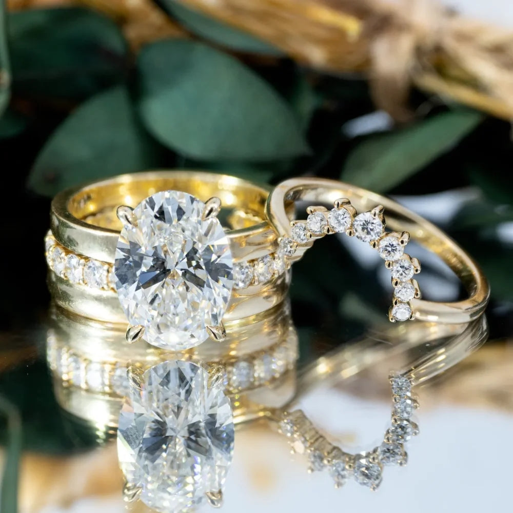 [GALE]4-in-1 Stackable Ring Set