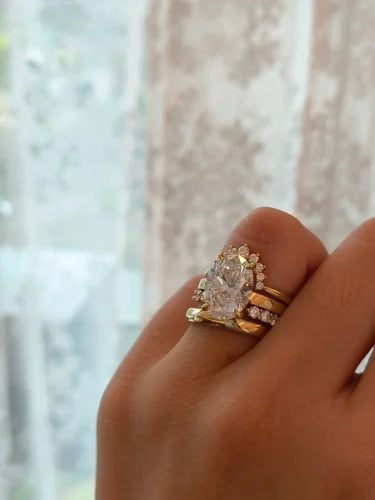 [GALE]4-in-1 Stackable Ring Set