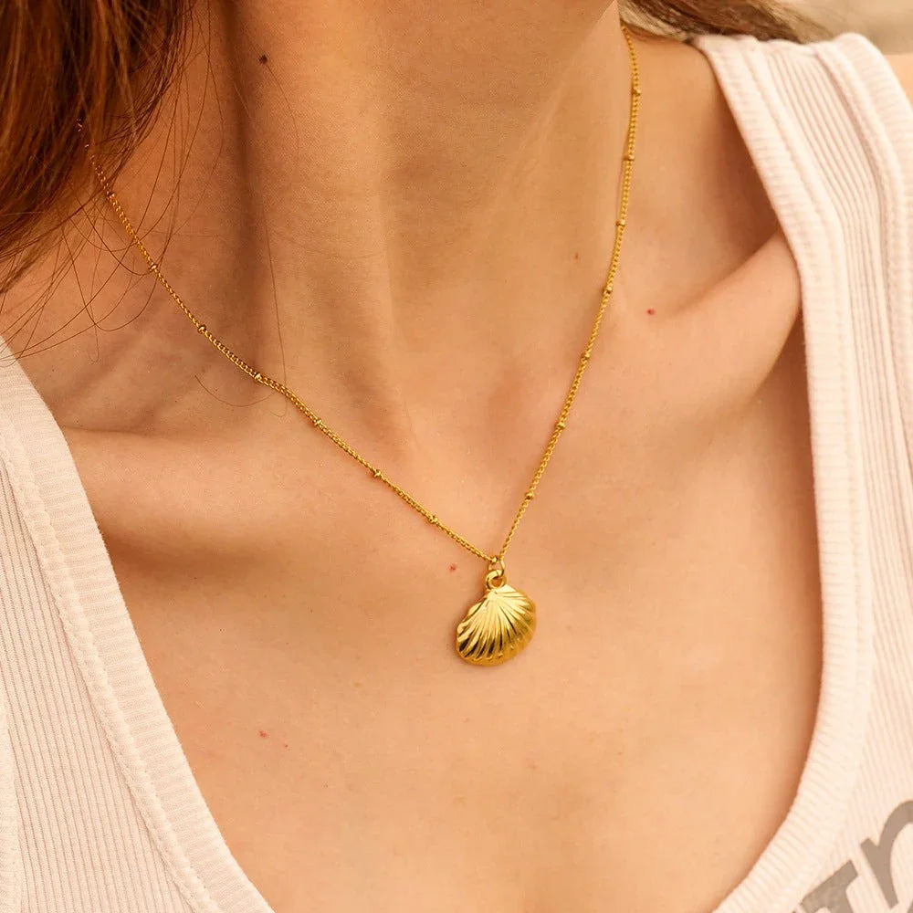 [GALE]Edna Gold Necklace