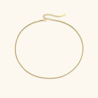 [GALE]Danica Box Chain Gold Necklace