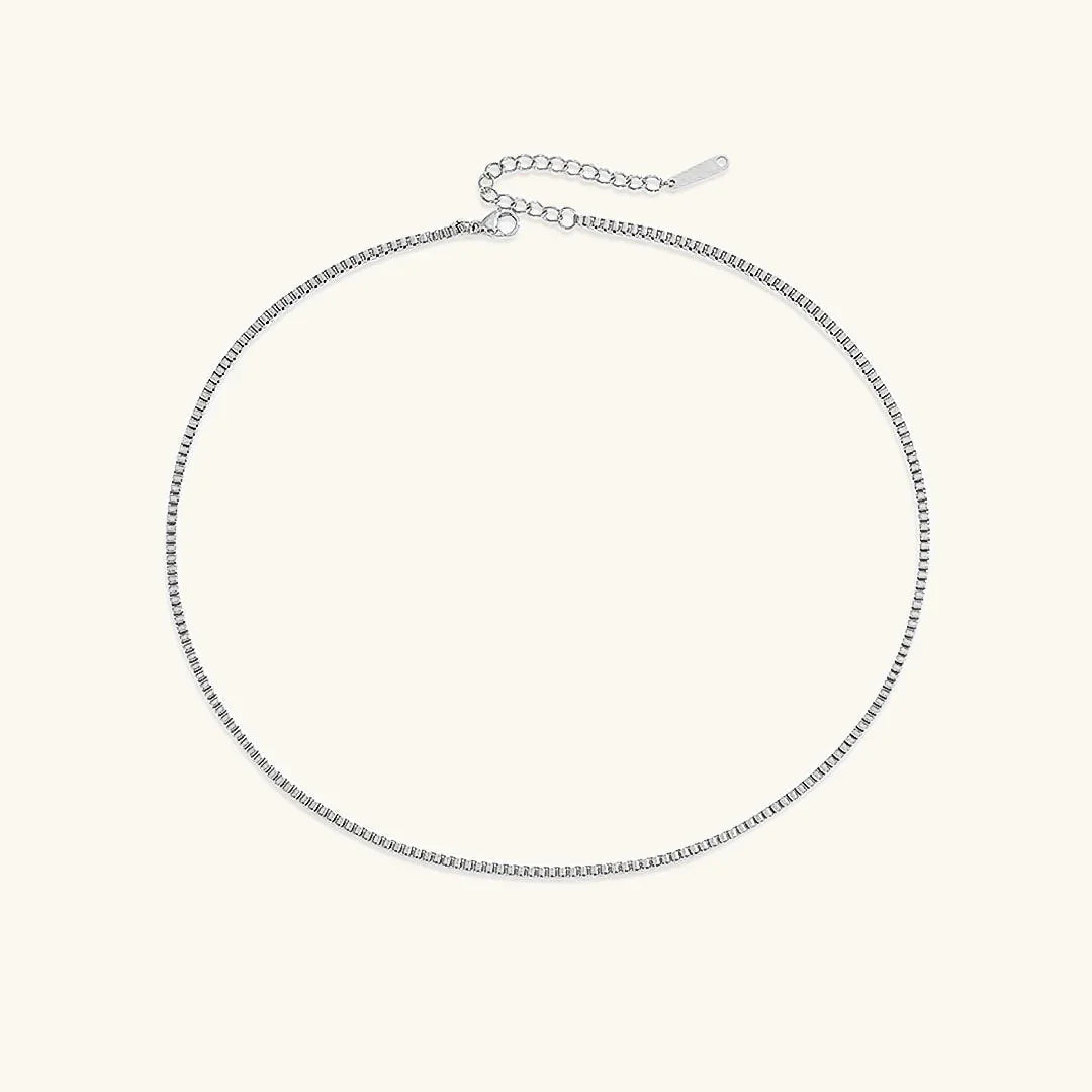 [GALE]Danica Box Chain Gold Necklace