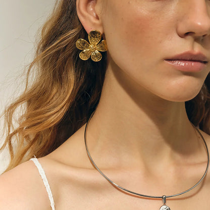 [GALE]Daisy Gold Earrings
