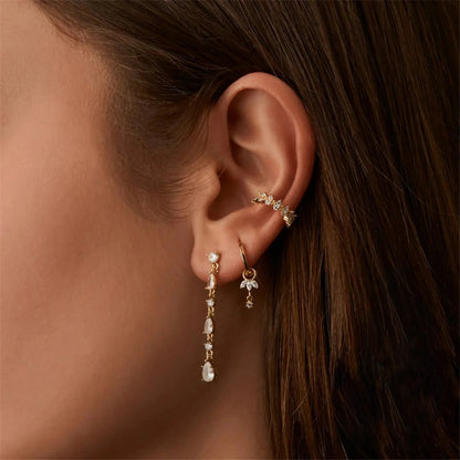 [GALE]Brooke Removable Charm Hoops