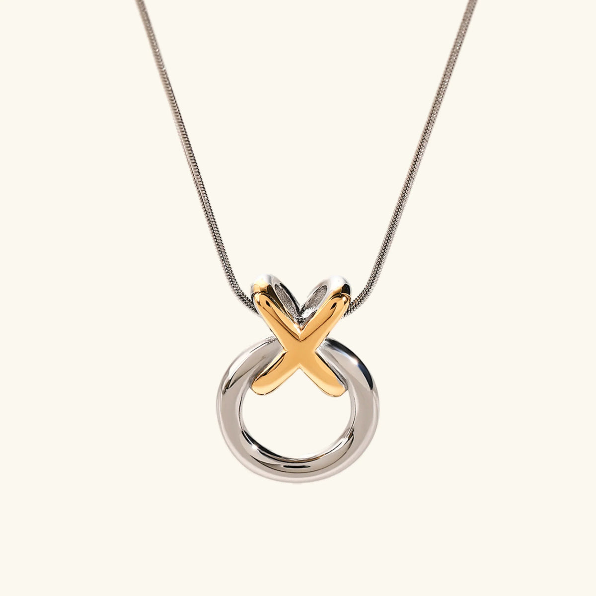 [GALE]Mirabelle Ring Knot Necklace