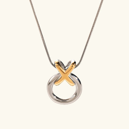 [GALE]Mirabelle Ring Knot Necklace