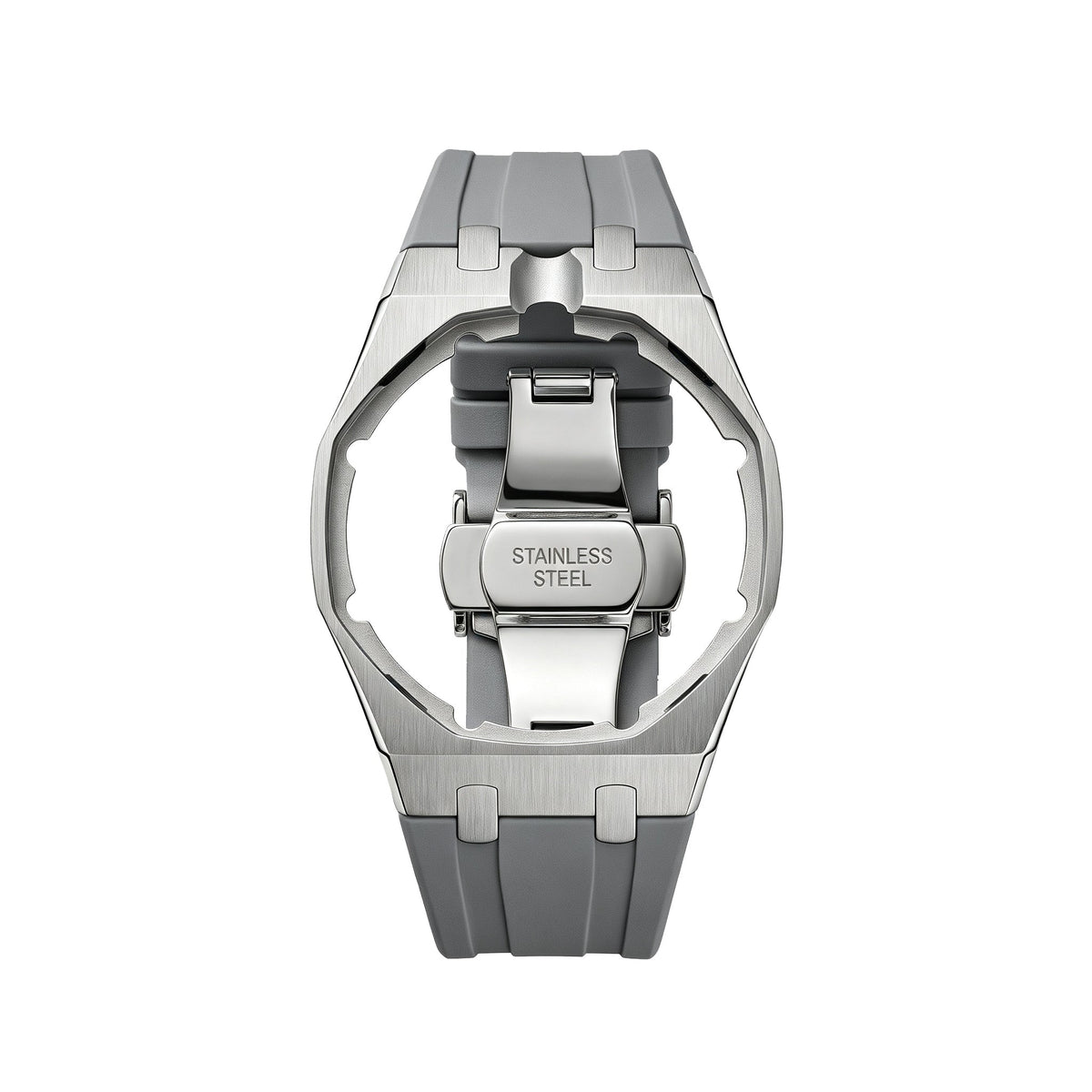 GALE Strap Exclusive Steel Case & Silicone Strap With Cradle
