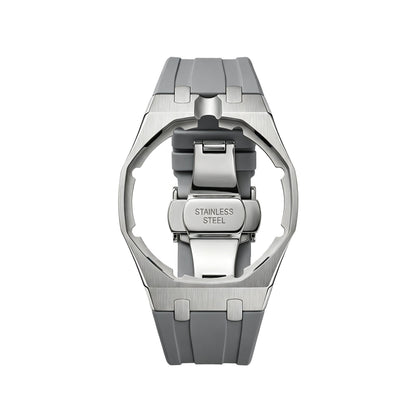 GALE Strap Exclusive Steel Case & Silicone Strap With Cradle