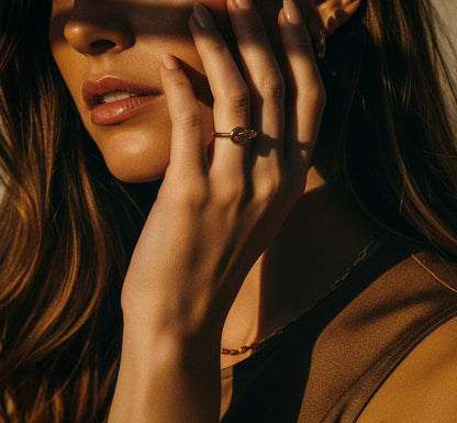 [GALE]Bellara Gold Knot Ring