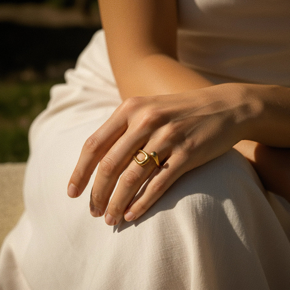 [GALE]Bernice Open Ended Gold Ring