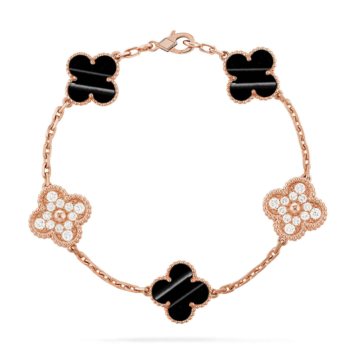 [GALE] CLOVER 5 MOTIF PULSAR STONE BRACELET COLLECTION
