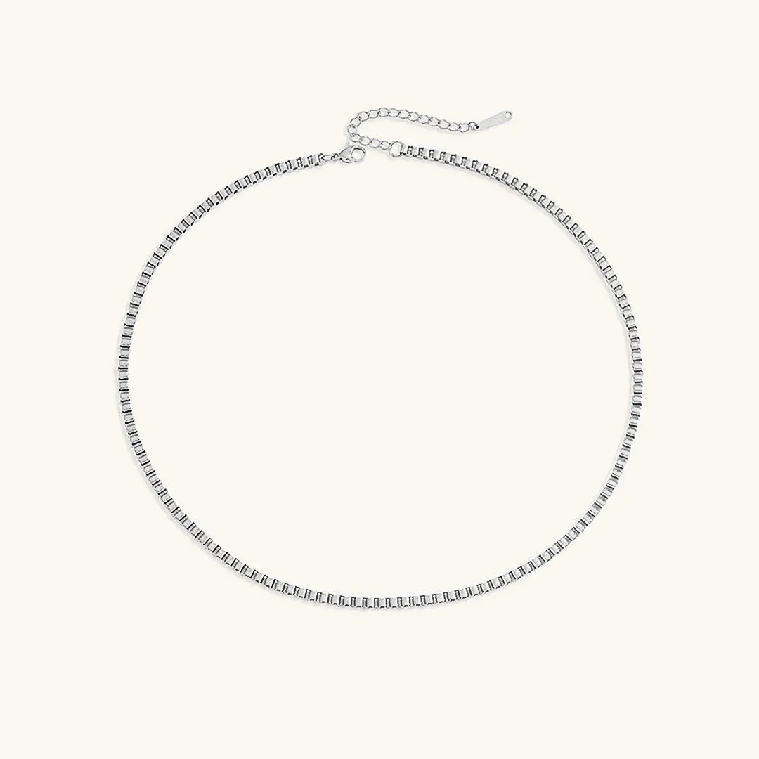 [GALE]Danica Box Chain Gold Necklace