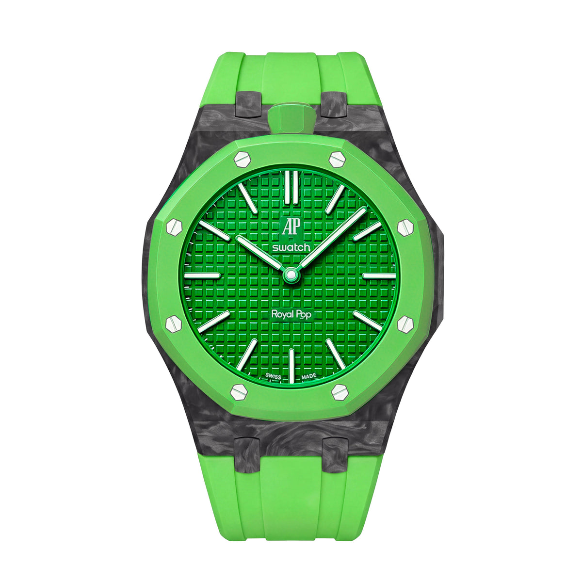 Royal Oak Pop Exclusive Carbon?fiber Case & Silicone Strap