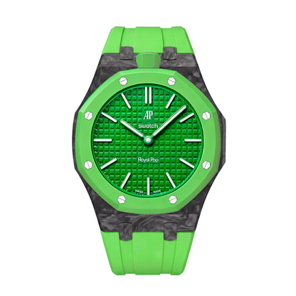 Royal Oak Pop Exclusive Carbon?fiber Case & Silicone Strap