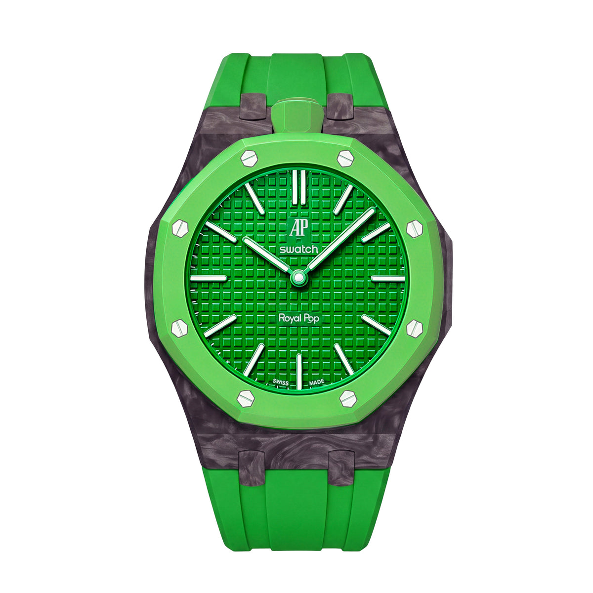 Royal Oak Pop Exclusive Carbon?fiber Case & Silicone Strap