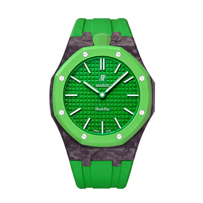 Royal Oak Pop Exclusive Carbon?fiber Case & Silicone Strap