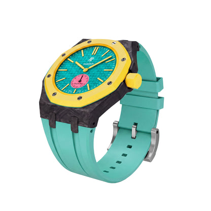 Royal Oak Pop Exclusive Carbon?fiber Case & Silicone Strap