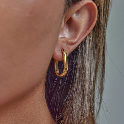 [GALE]Clarabelle Staple Gold Hoops Bundle