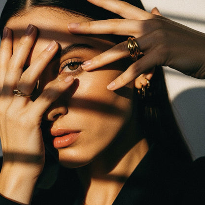 [GALE]Bellara Gold Knot Ring