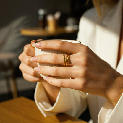 [GALE]Shay Contemporary Gold Ring