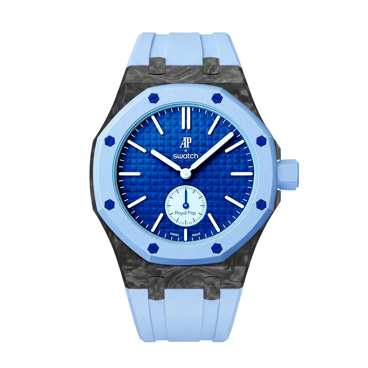 Royal Oak Pop Exclusive Carbon?fiber Case & Silicone Strap
