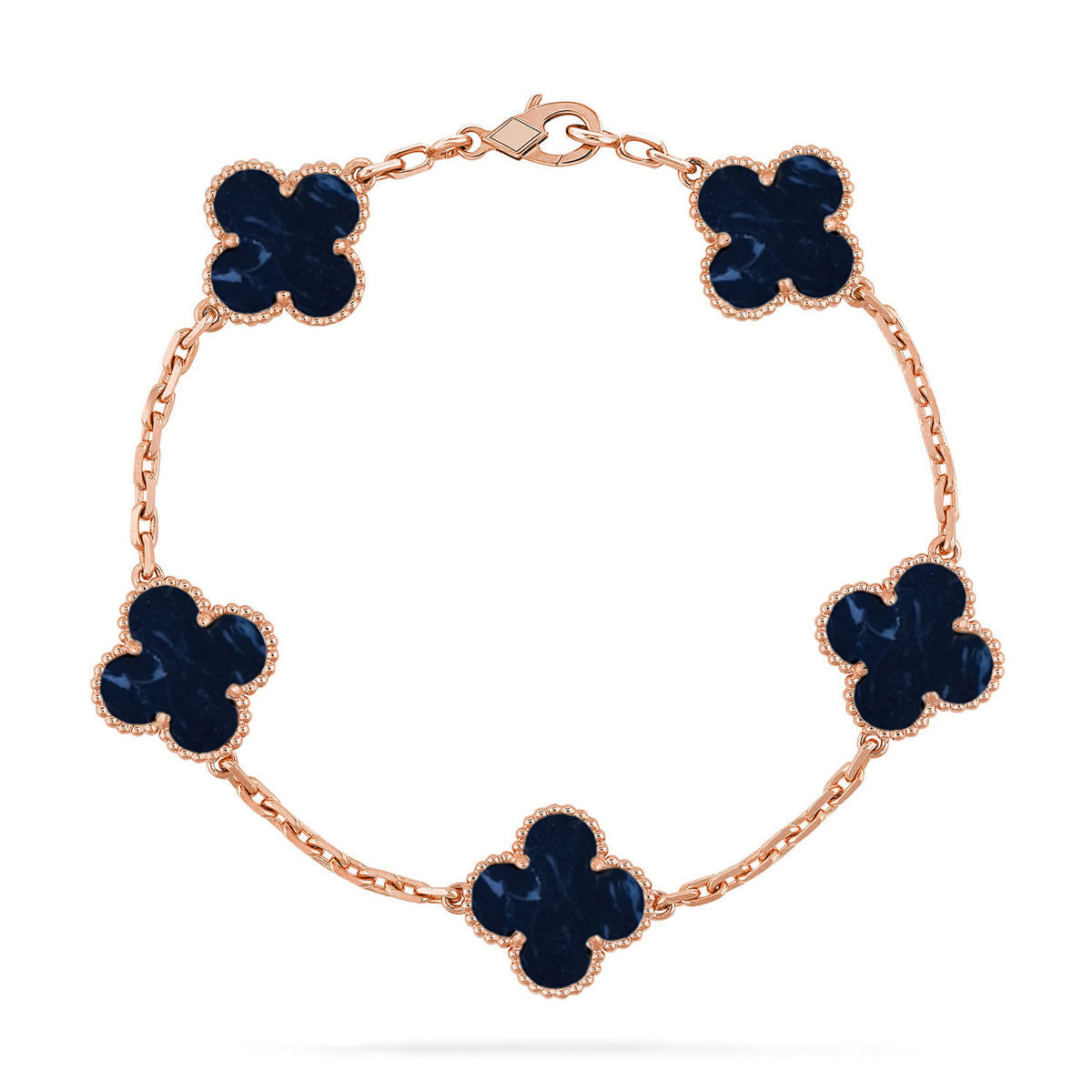 [GALE]CLOVER 5 MOTIF PIETERSITE BRACELET COLLECTION