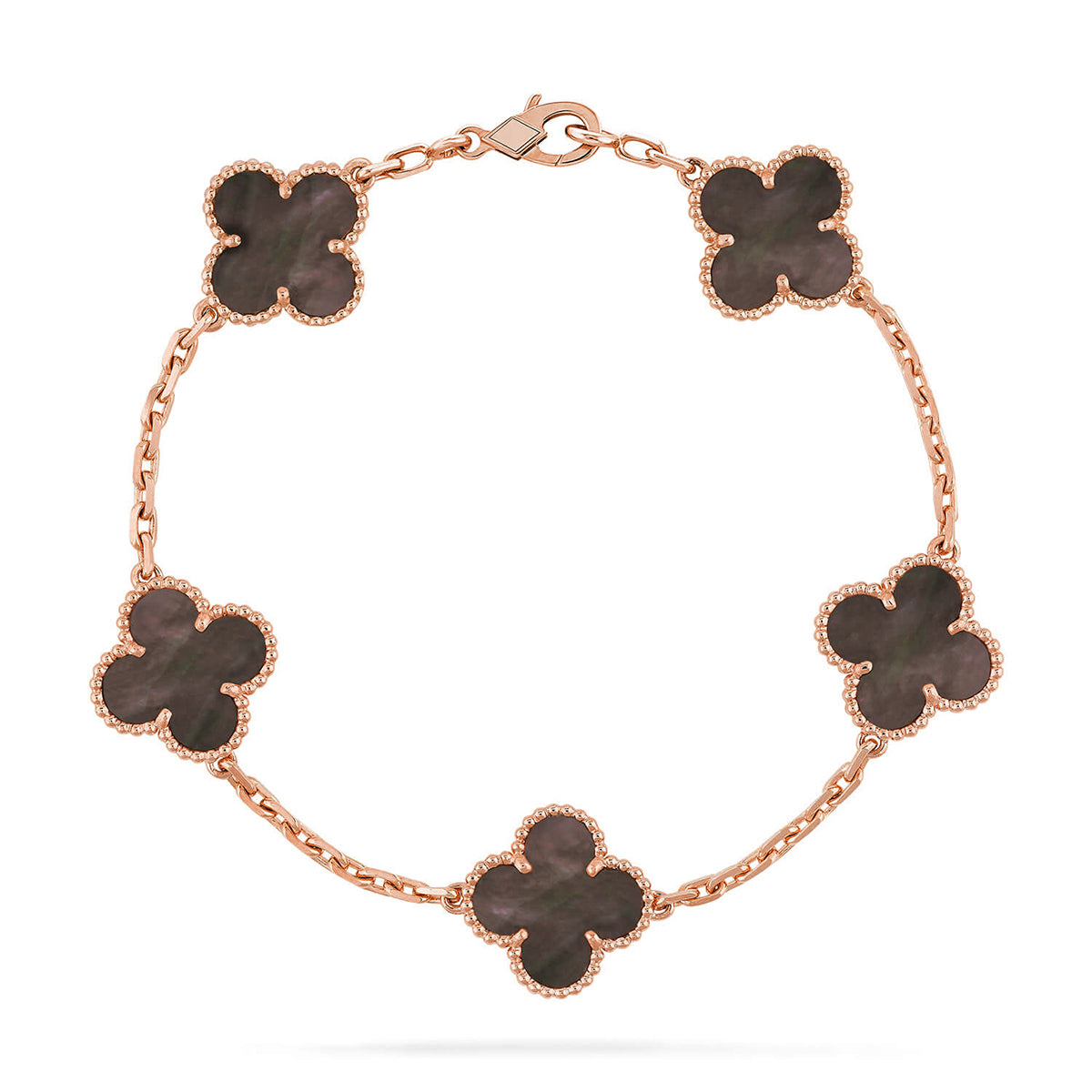 [GALE] CLOVER 5 MOTIF GRAY MOP BRACELET COLLECTION