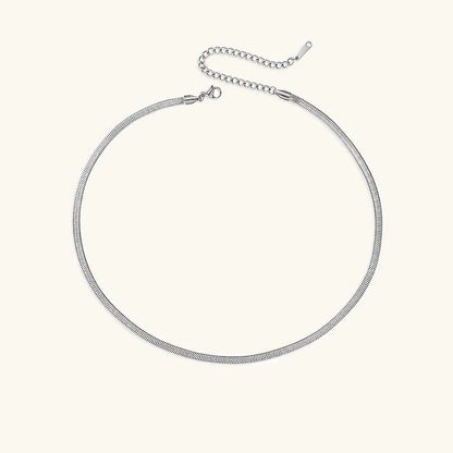 [GALE]Elizabeth Gold Herringbone Necklace