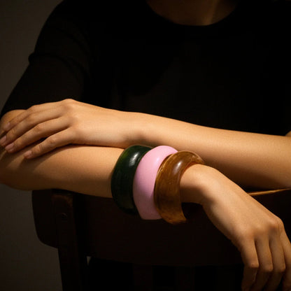 [GALE]Julianna Sculpted Autumn Bangles