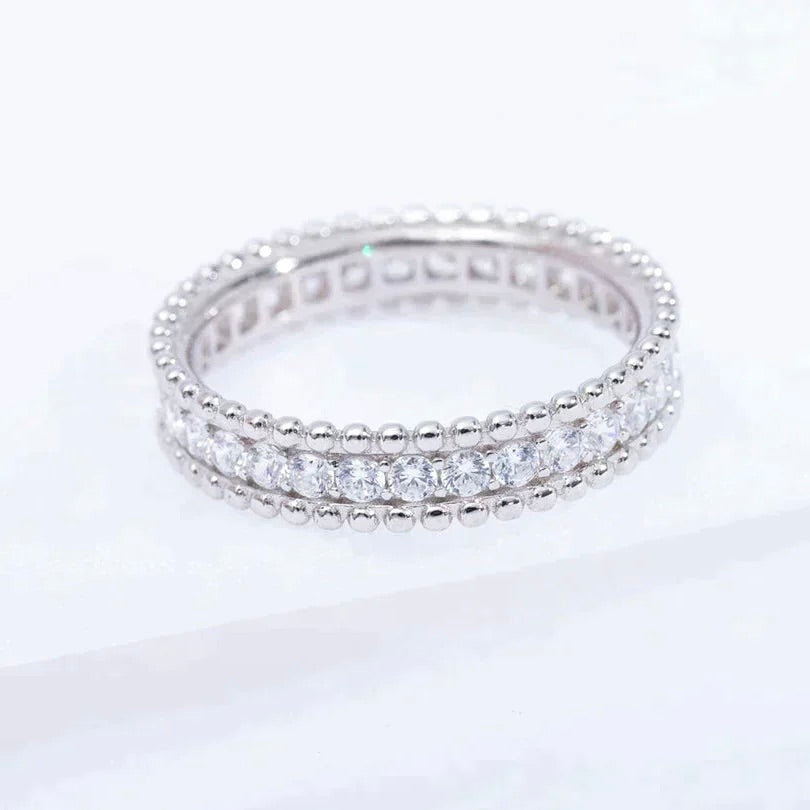 [GALE]PERLEE DIAMANT SILBERRING