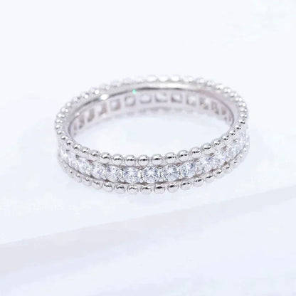[GALE]PERLEE DIAMANT SILBERRING
