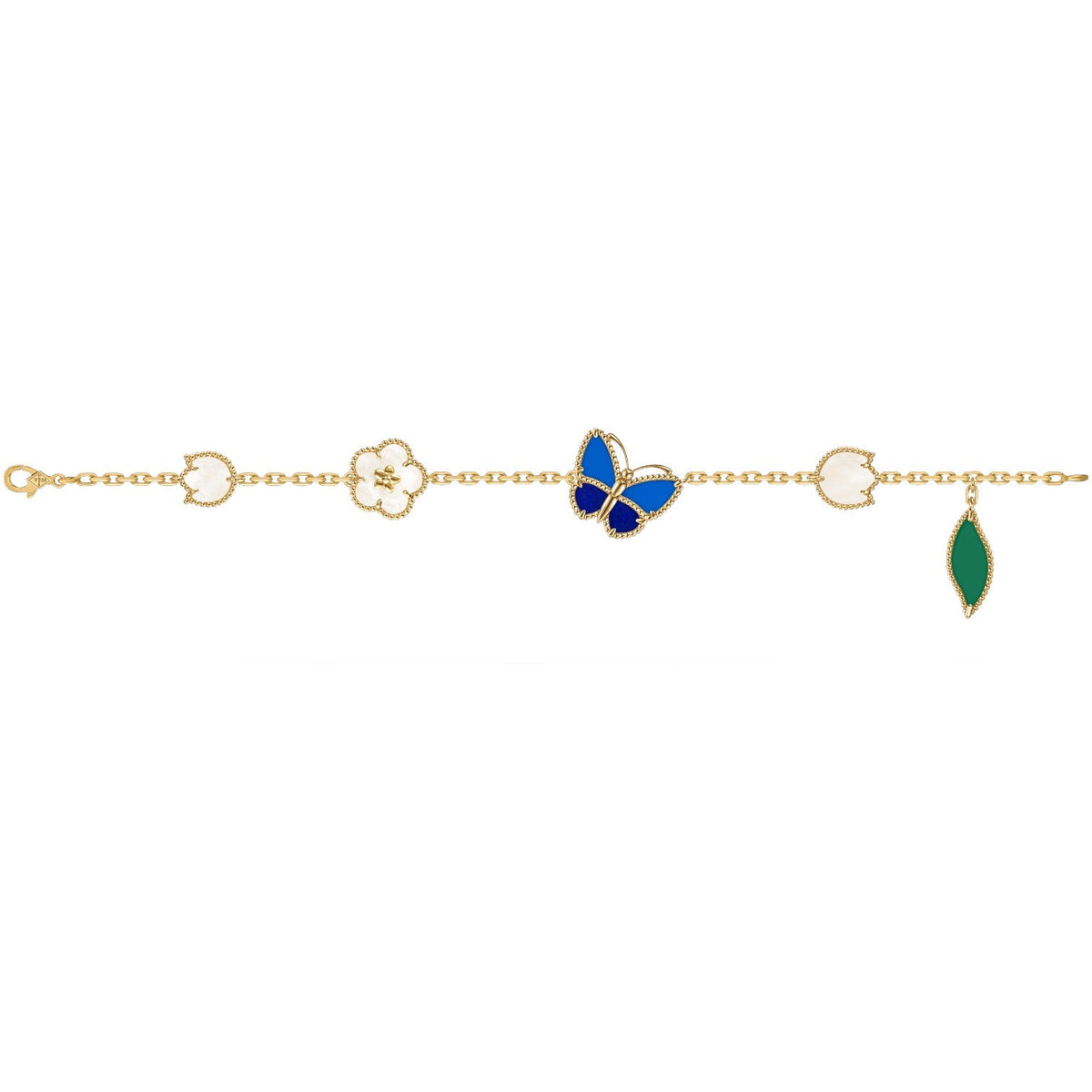 [GALE]LUCKY SPRING BUTTERFLY 5 MOTIF BRACELET
