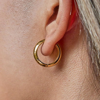 [GALE]Clarabelle Staple Gold Hoops Bundle