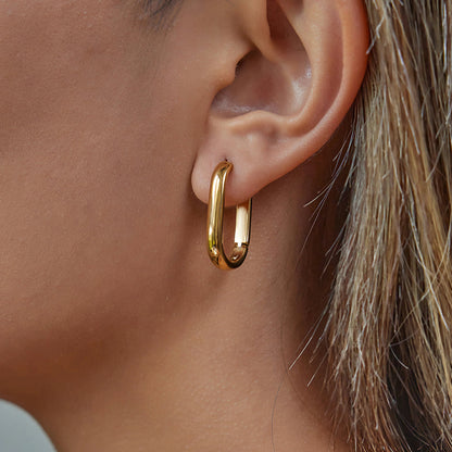 [GALE]Clarabelle Staple Gold Hoops Bundle