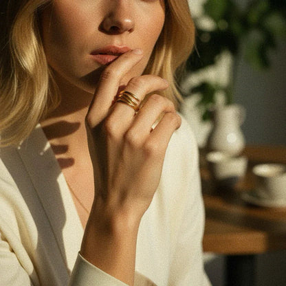 [GALE]Shay Contemporary Gold Ring