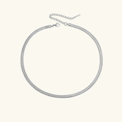 [GALE]Elizabeth Gold Herringbone Necklace