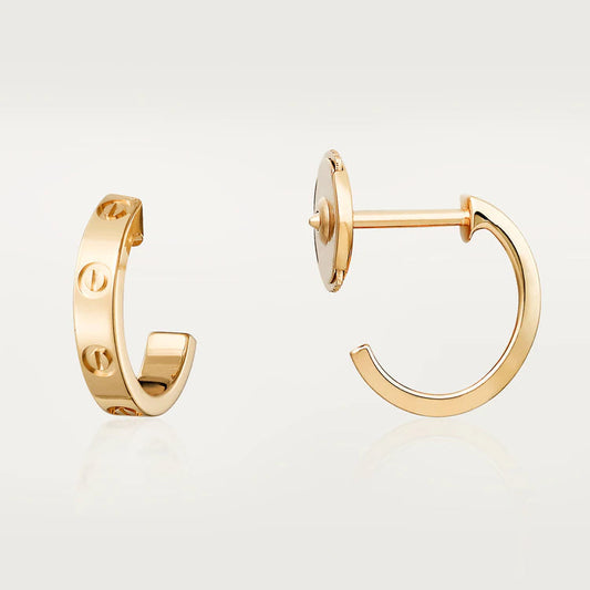 [GALE]LOVE EARRINGS 2.65MM PINK GOLD