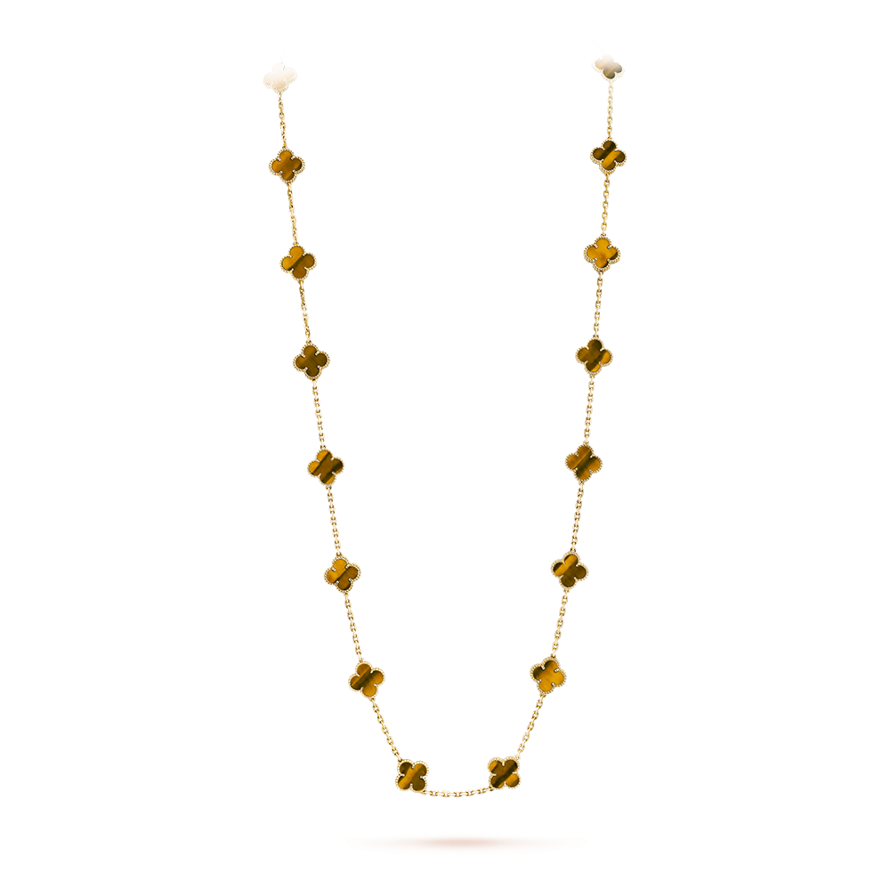 [GALE]CLOVER 20 MOTIVE TIGER EYE ROSÉGOLD