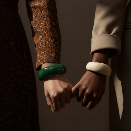 [GALE]Julianna Sculpted Autumn Bangles