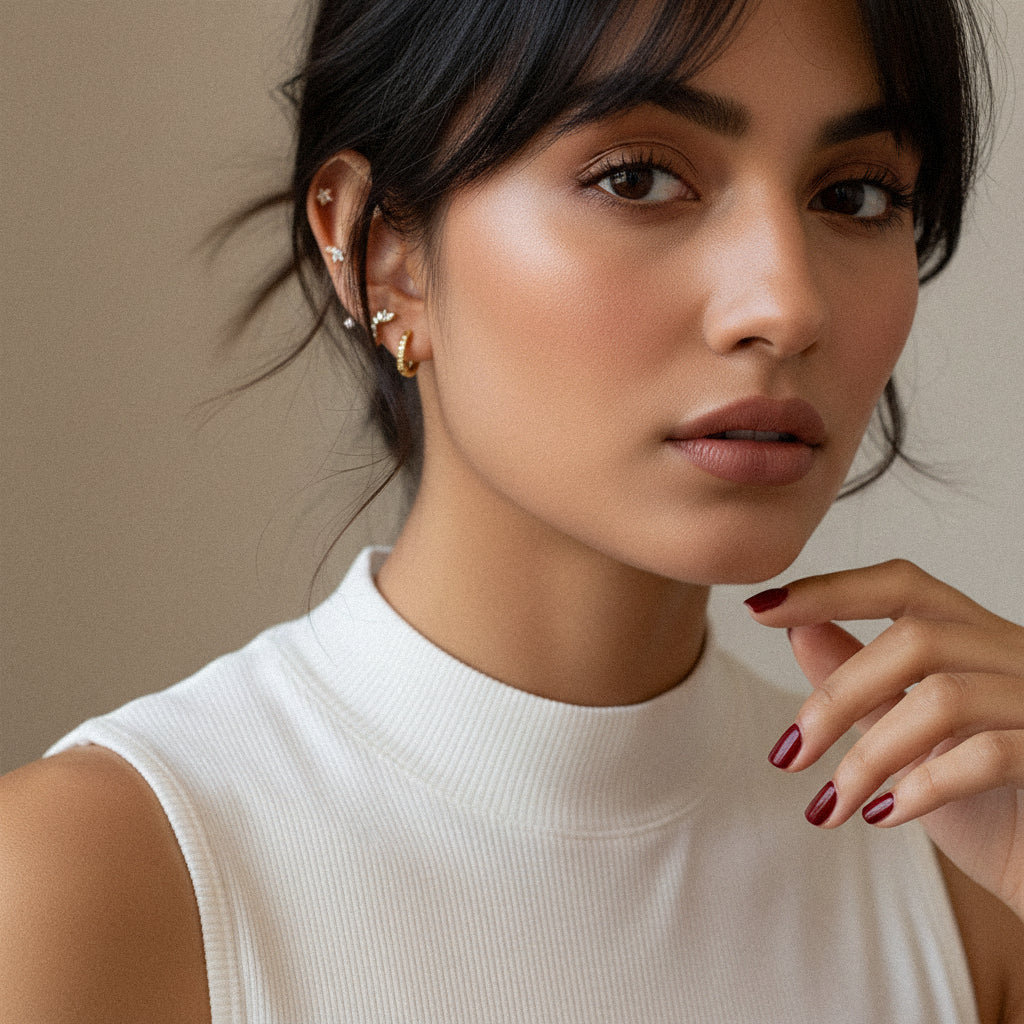 [GALE]Essential Diamond Earrings Bundle