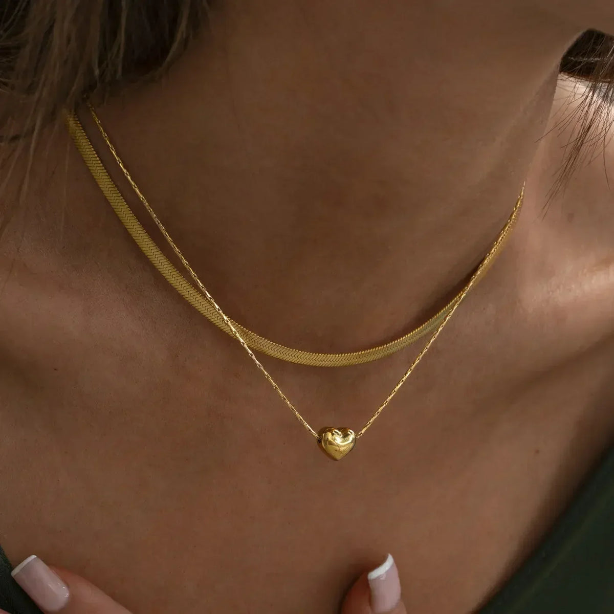 [GALE]Jessica Gold Necklace