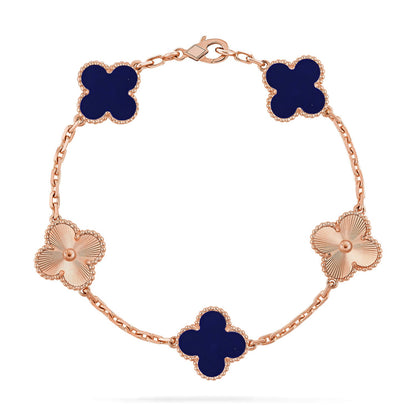 [GALE]CLOVER 5 MOTIF LAPIS LAZULI BRACELET COLLECTION