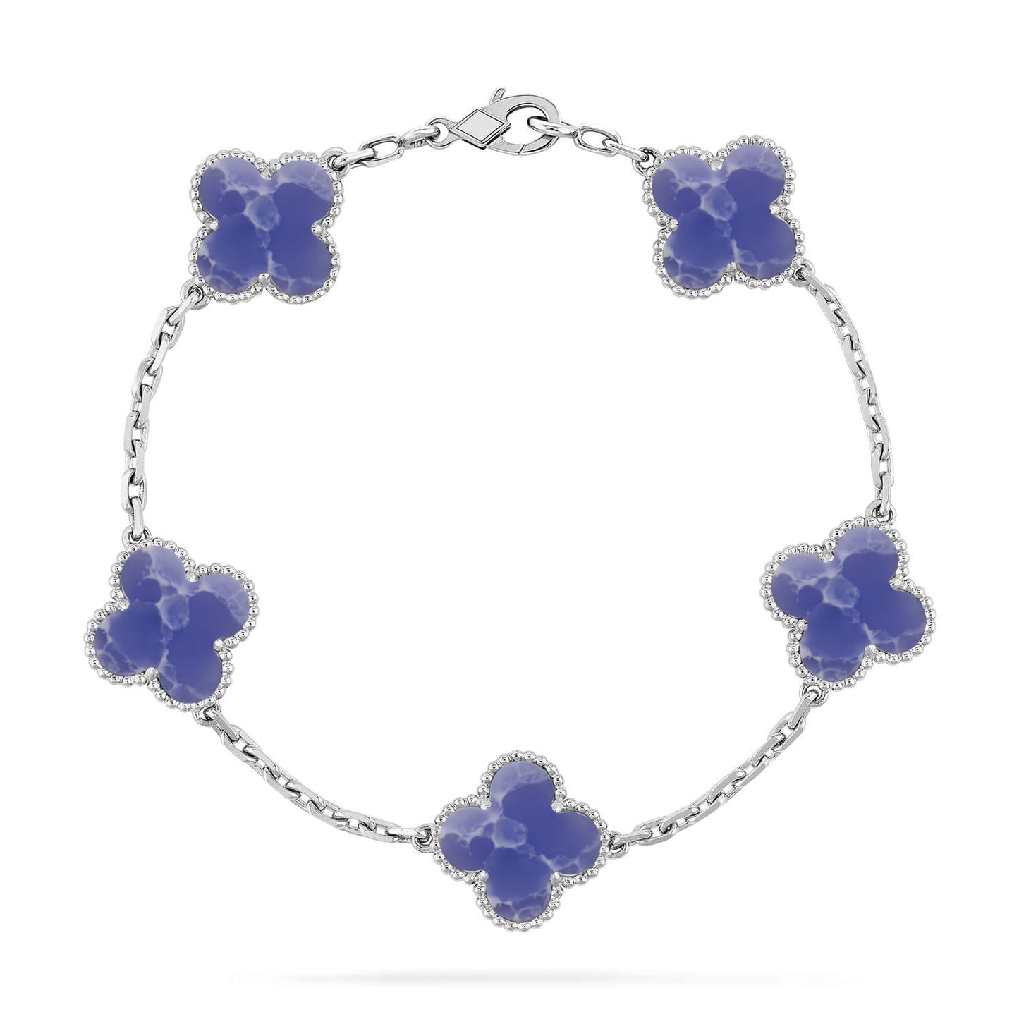[GALE]CLOVER 5 MOTIF BLUE VEINS BRACELET COLLECTION