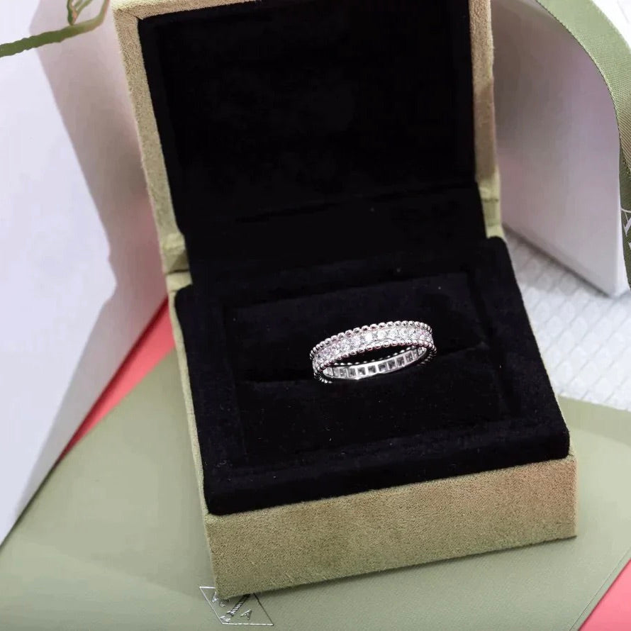 [GALE]PERLEE DIAMANT SILBERRING
