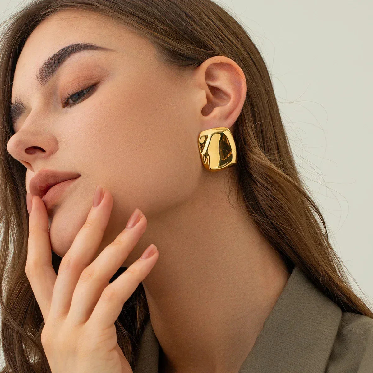 [GALE]Poppy Gold Earrings