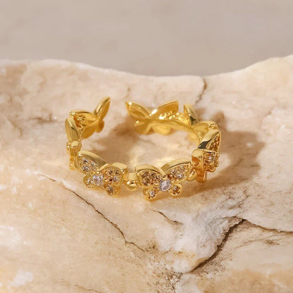 [GALE]Colleen Butterfly Gold Ring