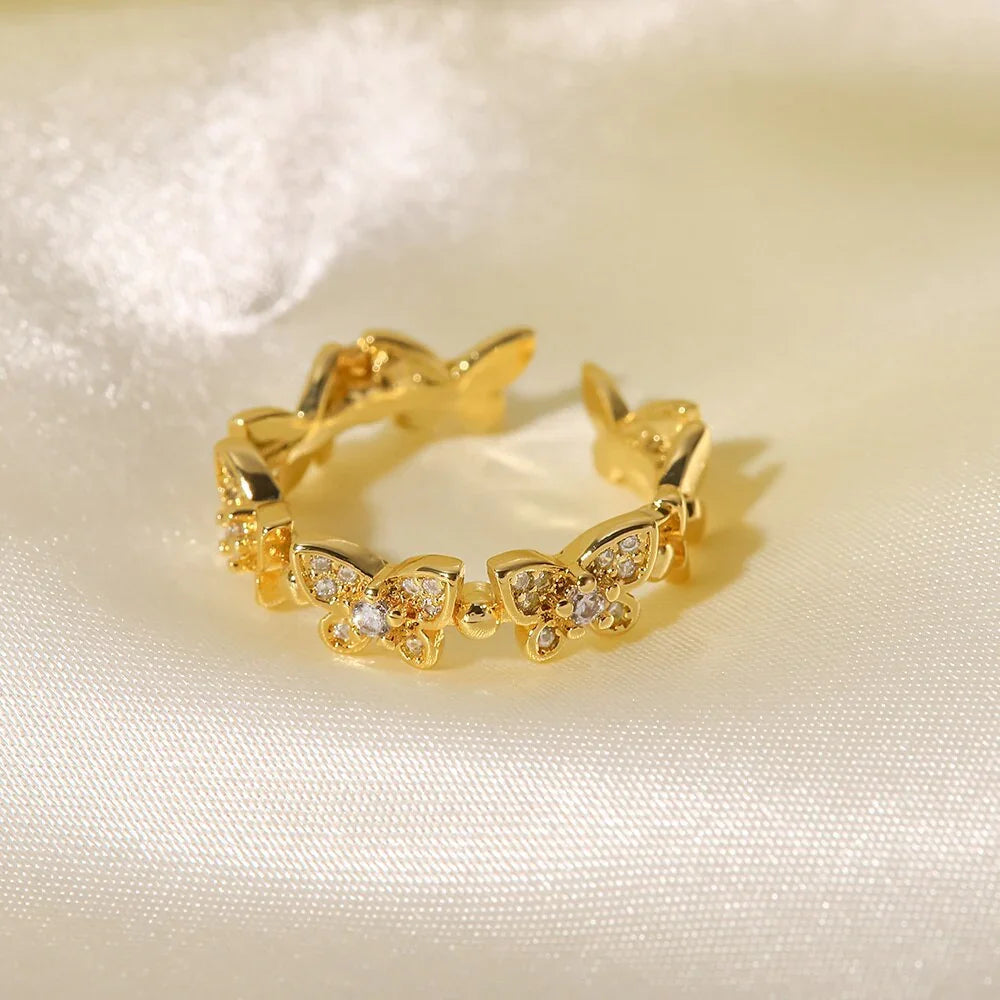 [GALE]Colleen Butterfly Gold Ring