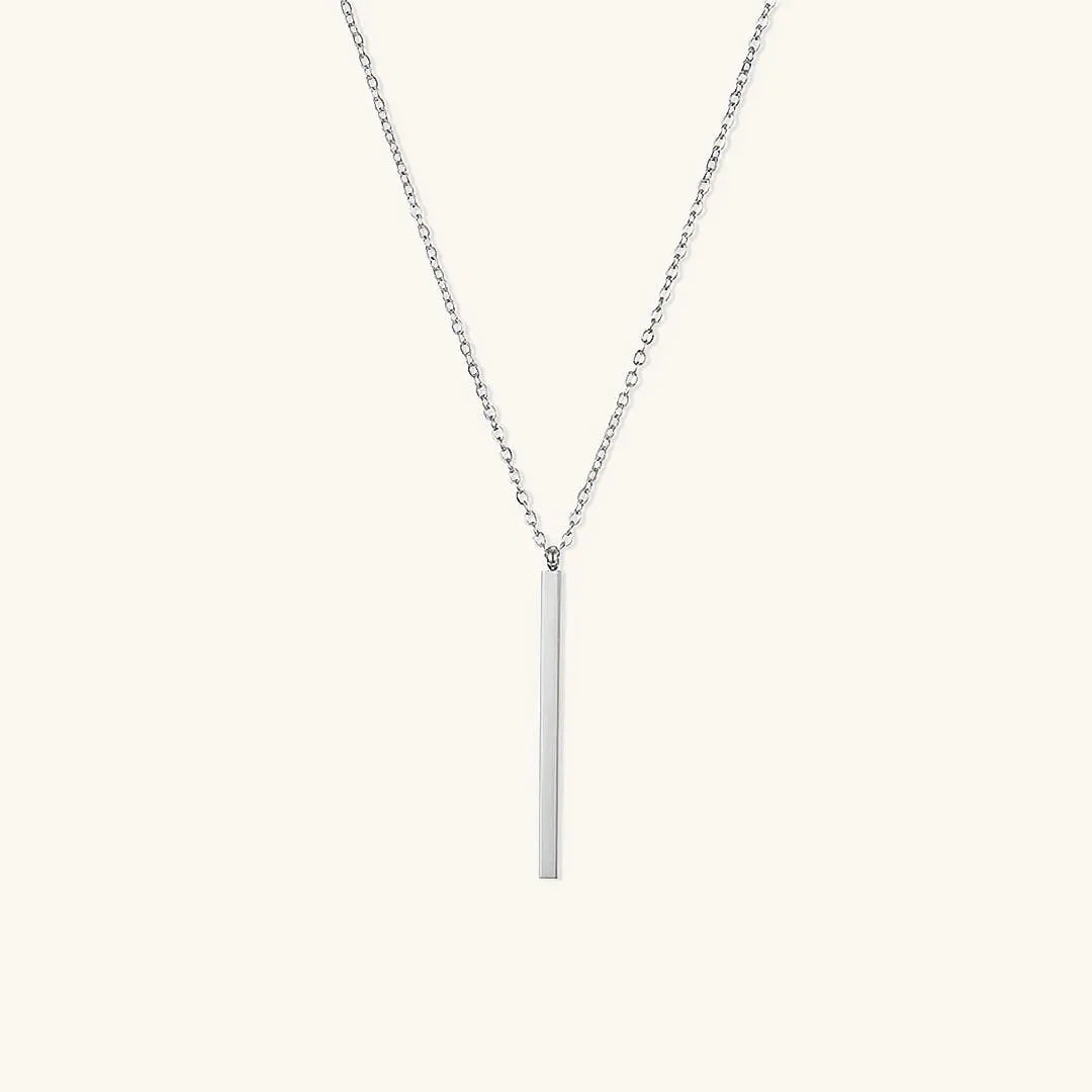 [GALE]Allison Gold Bar Necklace