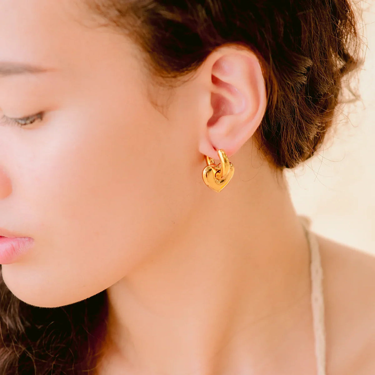 [GALE]Aria's Arrow Gold Earrings