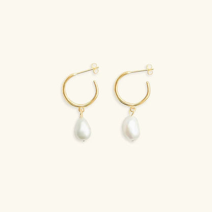 [GALE]Asa Freshwater Pearl Earrings